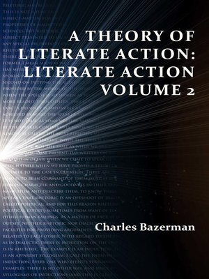 cover image of A Theory of Literate Action